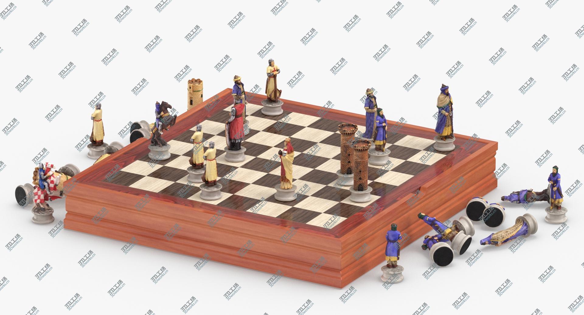 images/goods_img/202104091/Chess Board Set 01 Pose 11 3D/3.jpg